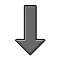 Emoji ⬇️ Freccia Rivolta Verso Il Basso su Samsung TouchWiz Nature UX 2.