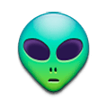 Émoji 👽 Alien sur Samsung TouchWiz Nature UX 2.