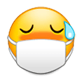 😷 Emoji Rosto Com Máscara Médica na Samsung TouchWiz Nature UX 2.