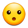 Emoji 😮 Faccina Con Bocca Aperta su Samsung TouchWiz Nature UX 2.