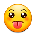 😛 Emoji Rosto Mostrando A Língua na Samsung TouchWiz Nature UX 2.