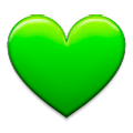 Emoji 💚 Cuore Verde su Samsung TouchWiz Nature UX 2.