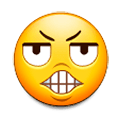 😬 Emoji Rosto Expressando Desagrado na Samsung TouchWiz Nature UX 2.