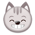 😸 Emoji grinsende Katze mit lachenden Augen Samsung TouchWiz Nature UX 2.