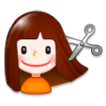 Émoji 💇 Personne Qui Se Fait Couper Les Cheveux sur Samsung TouchWiz Nature UX 2.