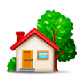 Emoji 🏡 Casa Con Giardino su Samsung TouchWiz Nature UX 2.