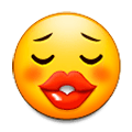 😗 Emoji Cara Besando en Samsung TouchWiz Nature UX 2.