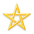 ⛦ Emoji Pentagramm verdreht nach links Samsung TouchWiz Nature UX 2.