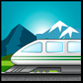 🚞 Emoji Ferrocarril De Montaña en Samsung TouchWiz Nature UX 2.