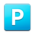 🅿️ Emoji Großbuchstabe P in blauem Quadrat Samsung TouchWiz Nature UX 2.