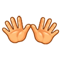 👐 Emoji offene Hände Samsung TouchWiz Nature UX 2.