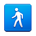Emoji 🚶 Pedone su Samsung TouchWiz Nature UX 2.