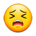😣 Emoji entschlossenes Gesicht Samsung TouchWiz Nature UX 2.