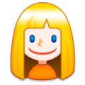 👱 Emoji Person: blondes Haar Samsung TouchWiz Nature UX 2.