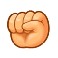 ✊ Emoji Punho Levantado na Samsung TouchWiz Nature UX 2.