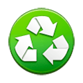 ♼ Emoji Papier-Recycling-Symbol Samsung TouchWiz Nature UX 2.