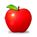 Émoji 🍎 Pomme Rouge sur Samsung TouchWiz Nature UX 2.