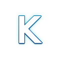 Émoji 🇰 Symbole indicateur régional lettre K sur Samsung TouchWiz Nature UX 2.