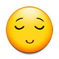 😌 Emoji erleichtertes Gesicht Samsung TouchWiz Nature UX 2.