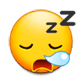 Emoji 😪 Faccina Assonnata su Samsung TouchWiz Nature UX 2.
