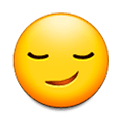 😏 Emoji selbstgefällig grinsendes Gesicht Samsung TouchWiz Nature UX 2.