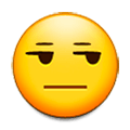 😒 Emoji verstimmtes Gesicht Samsung TouchWiz Nature UX 2.