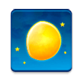 Émoji 🌔 Lune Gibbeuse Croissante sur Samsung TouchWiz Nature UX 2.