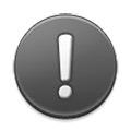 ❕ Emoji Ponto De Exclamação Branco na Samsung TouchWiz Nature UX 2.