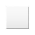 ◻️ Emoji mittelgroßes weißes Quadrat Samsung TouchWiz Nature UX 2.