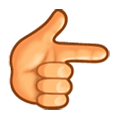 👉 Emoji Dorso De Mano Con índice A La Derecha en Samsung TouchWiz Nature UX 2.