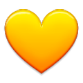 Emoji 💛 Cuore Giallo su Samsung TouchWiz Nature UX 2.