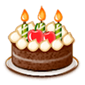 Émoji 🎂 Gâteau D’anniversaire sur Samsung TouchWiz 7.0.