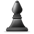 ♝ Emoji Alfil negro de ajedrez en Samsung TouchWiz 7.0.