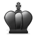 ♚ Emoji Rey de color negro de ajedrez en Samsung TouchWiz 7.0.