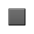 ◾ Emoji mittelkleines schwarzes Quadrat Samsung TouchWiz 7.0.