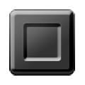 Emoji 🔲 Tasto Quadrato Bianco Con Bordo Nero su Samsung TouchWiz 7.0.