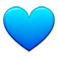 Emoji 💙 Cuore Azzurro su Samsung TouchWiz 7.0.