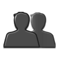 Emoji 👥 Profilo Di Due Persone su Samsung TouchWiz 7.0.