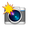 📸 Emoji Fotoapparat mit Blitz Samsung TouchWiz 7.0.