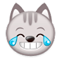 Emoji 😹 Gatto Con Lacrime Di Gioia su Samsung TouchWiz 7.0.