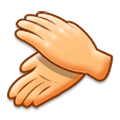 👏 Emoji Manos Aplaudiendo en Samsung TouchWiz 7.0.
