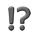 ⁉️ Emoji Exclamação Com Interrogação na Samsung TouchWiz 7.0.