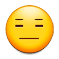 😑 Emoji Cara Sin Expresión en Samsung TouchWiz 7.0.