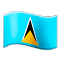 🇱🇨 Emoji Bandera: Santa Lucía en Samsung TouchWiz 7.0.