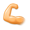 Emoji 💪 Bicipite su Samsung TouchWiz 7.0.