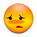 😳 Emoji errötetes Gesicht mit großen Augen Samsung TouchWiz 7.0.