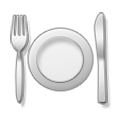 🍽️ Emoji Teller mit Messer und Gabel Samsung TouchWiz 7.0.