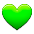 💚 Emoji grünes Herz Samsung TouchWiz 7.0.