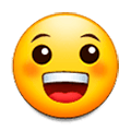 Emoji 😀 Faccina Con Un Gran Sorriso su Samsung TouchWiz 7.0.