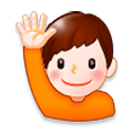 Emoji 🙋 Persona Con Mano Alzata su Samsung TouchWiz 7.0.